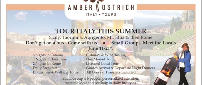 Amber Ostrich Italy Tours – Flyer