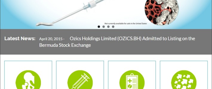 Ozics Holdings Website